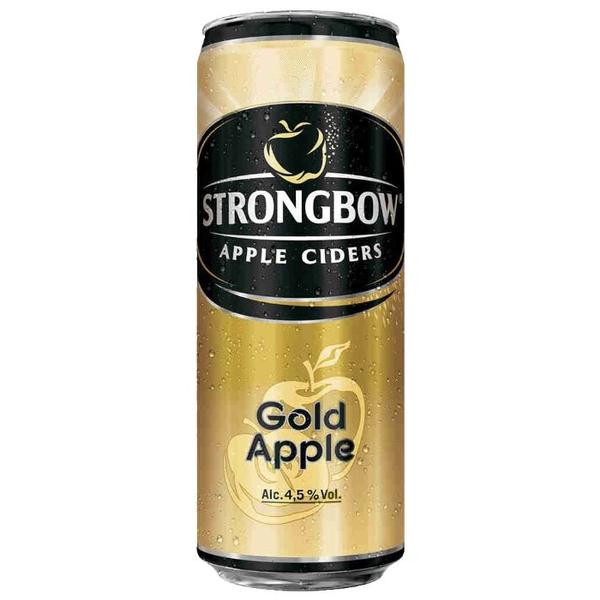Сидр Strongbow Gold Apple яблочный 0.45 л