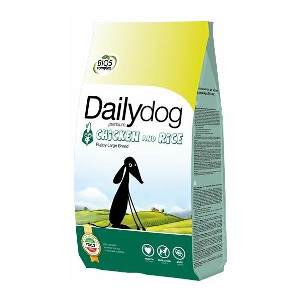 Корм для собак Dailydog Puppy Large Breed chicken and rice