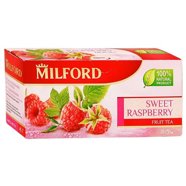 Чай фруктовый Milford Sweet raspberry в пакетиках
