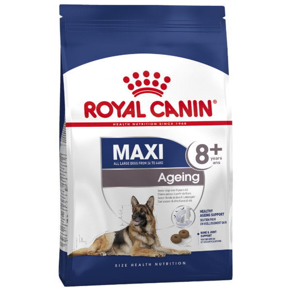 Корм для пожилых собак Royal Canin для здоровья кожи и шерсти, для здоровья костей и суставов (для крупных пород)