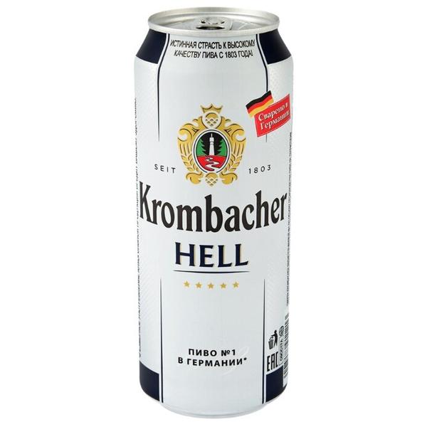 Пиво светлое Krombacher Hell 0.5 л