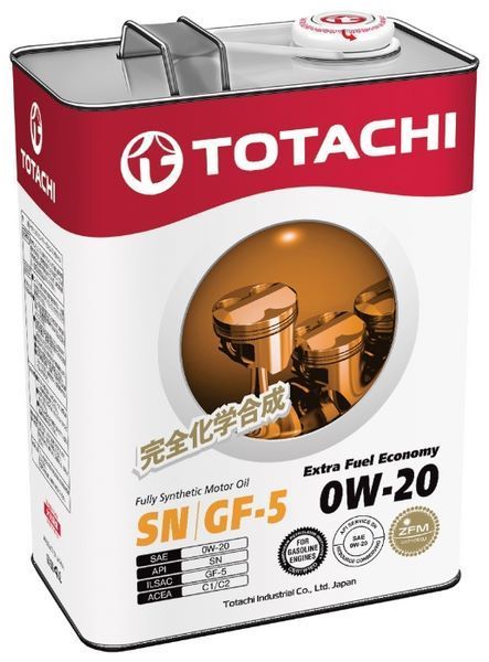 TOTACHI Extra Fuel Economy 0W-20 4 л