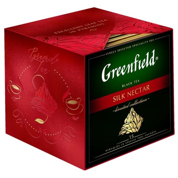Чай черный Greenfield Limited collection Silk nectar в пирамидках