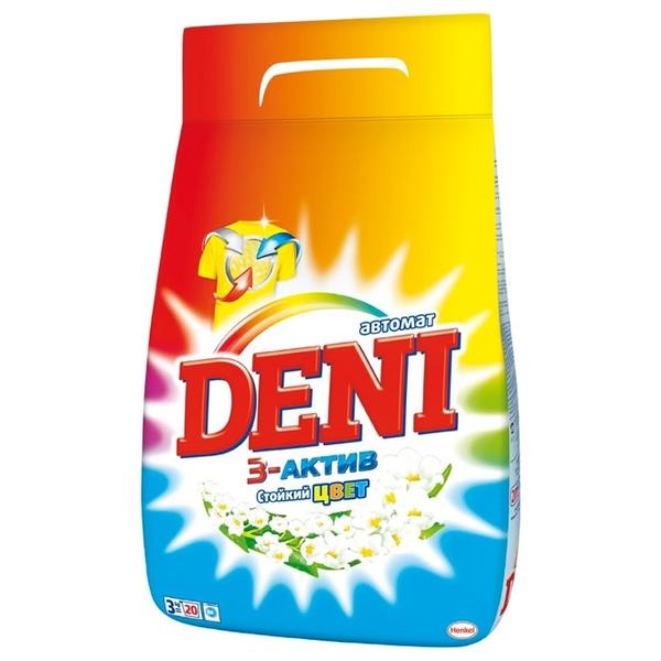 Стиральный порошок DENI 3-Актив Стойкий цвет (автомат)