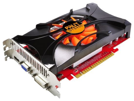 Palit GeForce GTS 450 783Mhz PCI-E 2.0 512Mb 3608Mhz 128 bit DVI HDMI HDCP