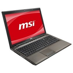 MSI GE620DX (Core i3 2350M 2300 Mhz/15.6"/1366x768/4096Mb/320Gb/DVD-RW/Wi-Fi/Win 7 HB 64)