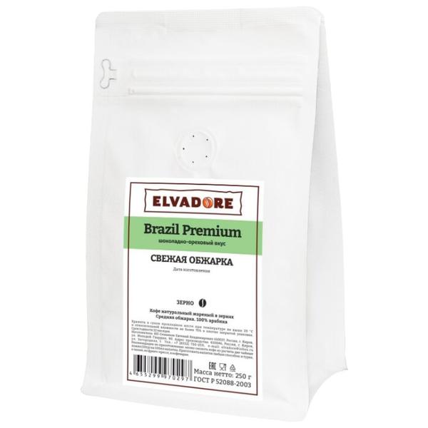 Кофе в зернах Elvadore Brazil Premium