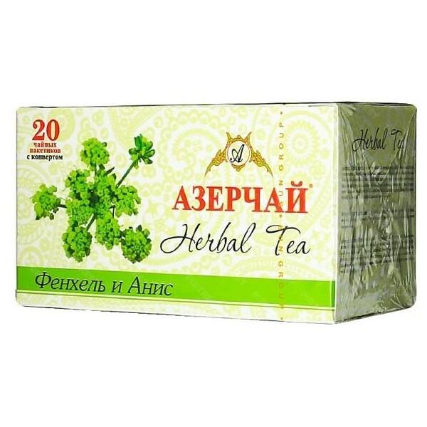 Чай травяной AZERCAY Фенхель и анис в пакетиках