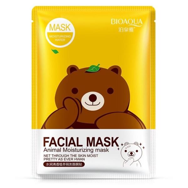 BioAqua Освежающая маска Animal Face Bear