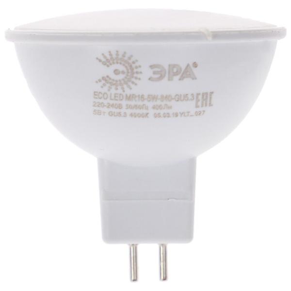 Лампа светодиодная ЭРА Б0019061, GU5.3, MR16, 5Вт