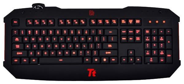 Tt eSPORTS by Thermaltake Gaming keyboard Challenger Illuminated Black USB
