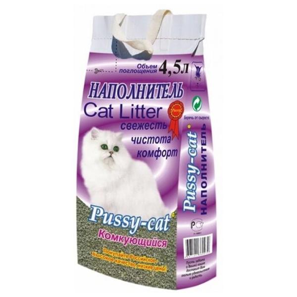 Комкующийся наполнитель Pussy-Cat 4.5 л