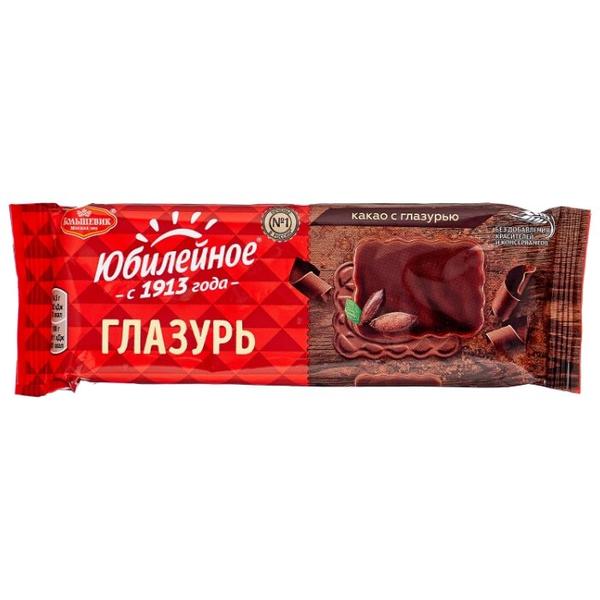 Печенье Юбилейное какао с глазурью, 116 г
