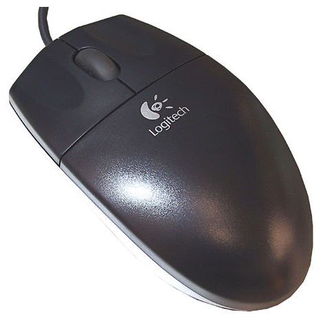 Logitech Optical Mouse SBF-90 Black PS/2