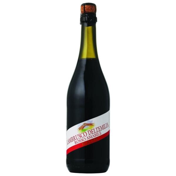 Игристое вино Contri Spumanti, Rialto Rosso Amabile Lambrusco dell'Emilia IGT 0,75 л