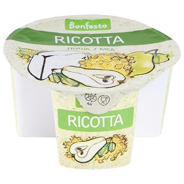Сыр Bonfesto мягкий Ricotta с грушей и медом 50%