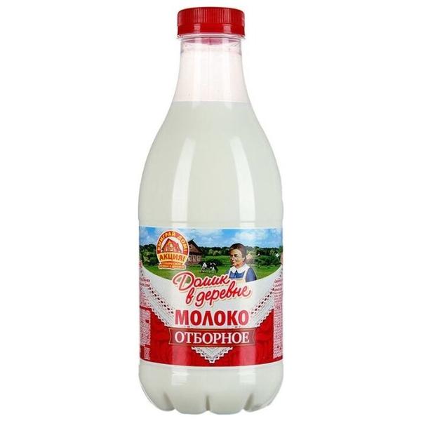 Молоко Домик в деревне Отборное пастеризованное 3.7%, 0.93 л