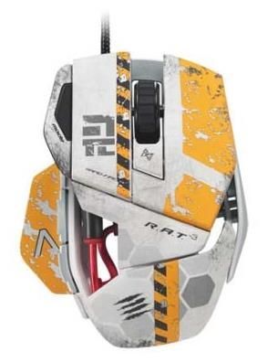 Mad Catz Titanfall R.A.T. 3 Gaming Mouse for PC Grey USB