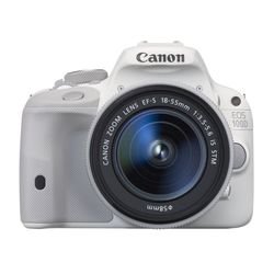 Canon EOS 100D Kit (18Mpix 18-55IS STM 3 1080p SDHC TouLCD, набор с объективом LP-E12) (9124B001) (белый)