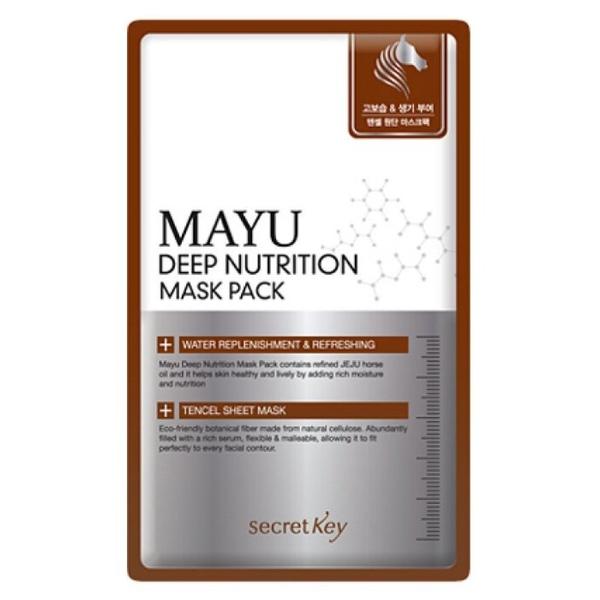 Secret Key Тканевая маска Mayu Deep Nutrition с лошадинным жиром
