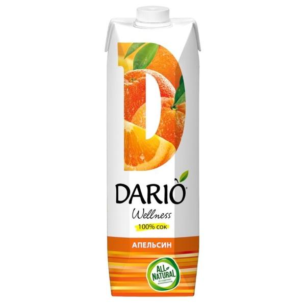 Сок DARIO Wellness апельсин, без сахара