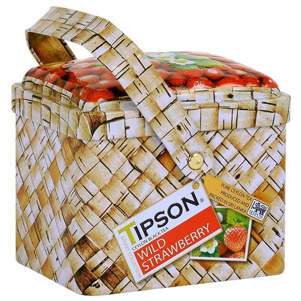 Чай черный Tipson Basket collection Wild strawberry подарочный набор