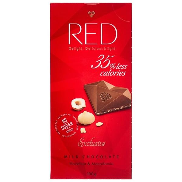Шоколад Red Молочный RED Фундук и Макадамия