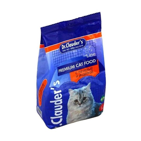 Корм для кошек Dr. Clauder's Premium Cat Food с печенью и индейкой