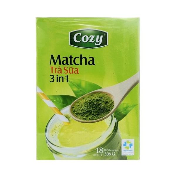 Чайный напиток Cozy Matcha 3 в 1 растворимый в пакетиках