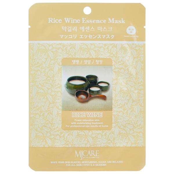 MIJIN Cosmetics тканевая маска MJ Care Rice Wine Essence с рисовым вином