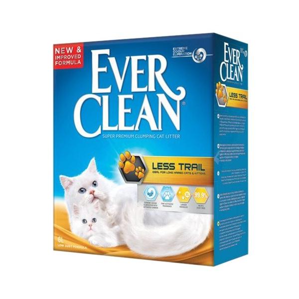 Комкующийся наполнитель Ever Clean Litter Free Paws (Less Trail) 6 л/6 кг