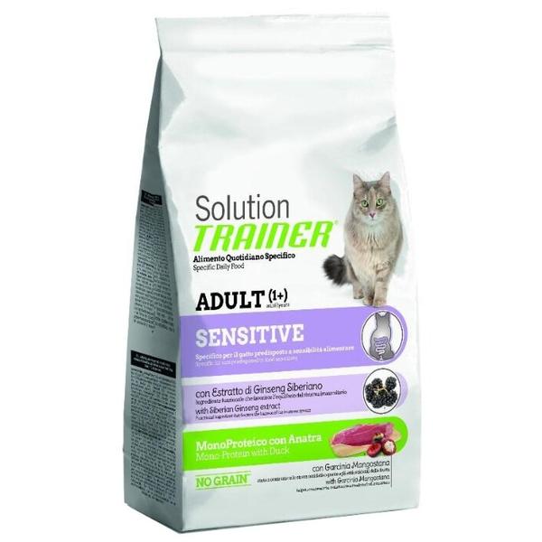 Корм для кошек TRAINER Solution Adult cat Sensitive with Duck dry