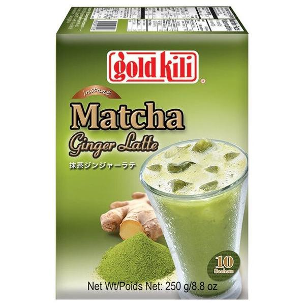 Чайный напиток Gold kili Matcha ginger latte Матча с имбирем растворимый в пакетиках
