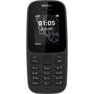 Nokia 105 SS 2019 (черный)