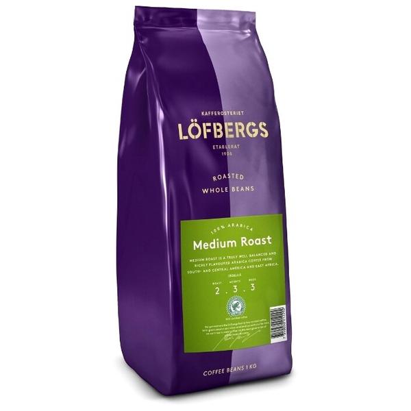 Кофе в зернах Lofbergs Medium Roast