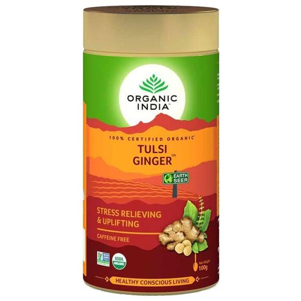 Чай травяной Organic India Tulsi ginger