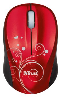 Trust Vivy Wireless Mini Mouse Red USB