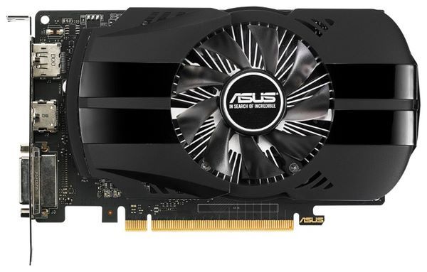 ASUS GeForce GTX 1050 1354Mhz PCI-E 3.0 2048Mb 7008Mhz 128 bit DVI HDMI HDCP Phoenix