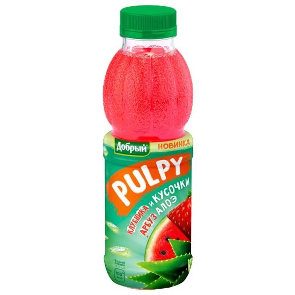 Напиток сокосодержащий Pulpy Клубника-Арбуз с Алоэ