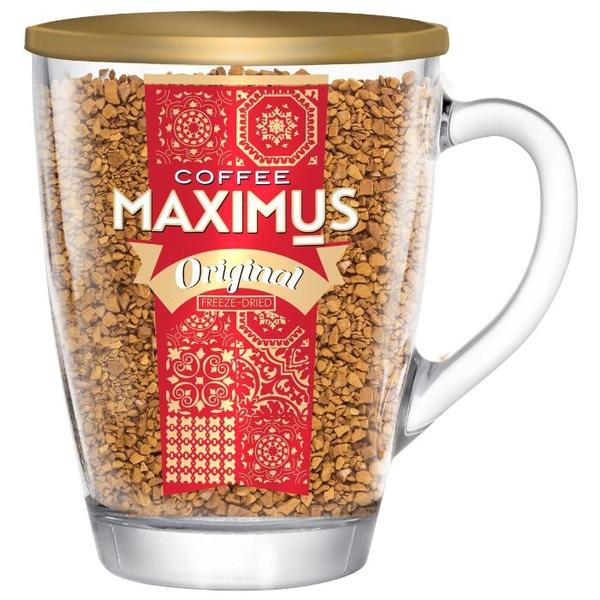 Кофе растворимый Maximus Original, стеклянная кружка