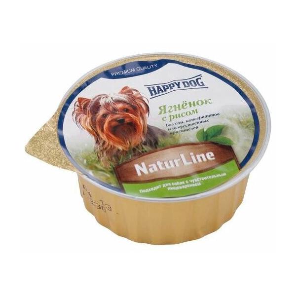 Корм для собак Happy Dog NaturLine ягненок с рисом