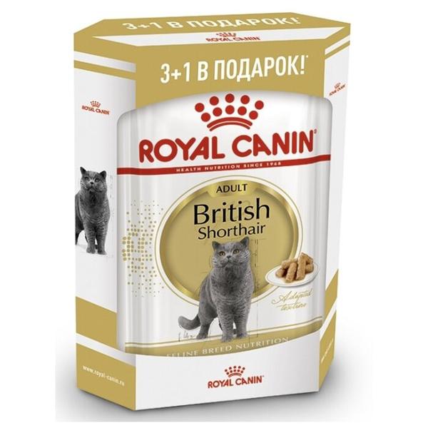 Корм для кошек Royal Canin Британская короткошерстная для профилактики МКБ (кусочки в соусе)