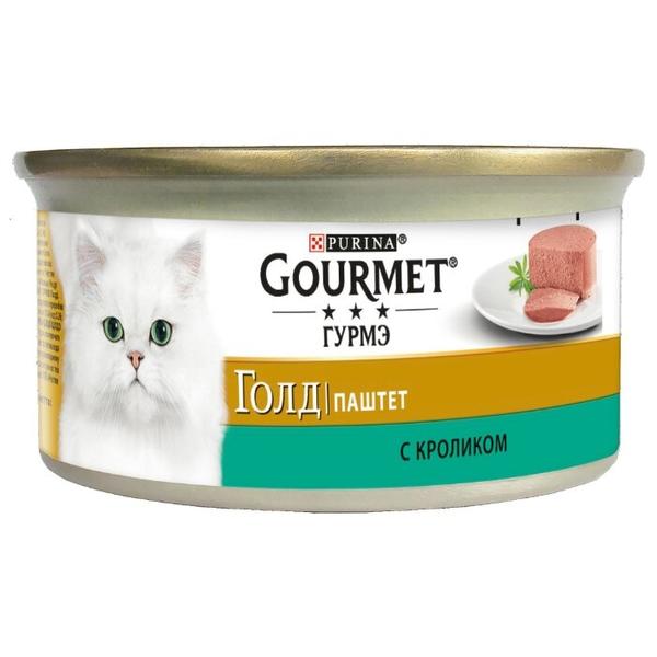 Корм для кошек Gourmet Голд с кроликом 85 г (паштет)