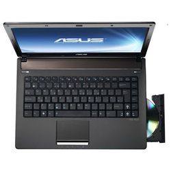 ASUS N82JV (Core i3 350M 2260 Mhz/14"/1366x768/4096Mb/320Gb/DVD-RW/Wi-Fi/Bluetooth/Win 7 HB)