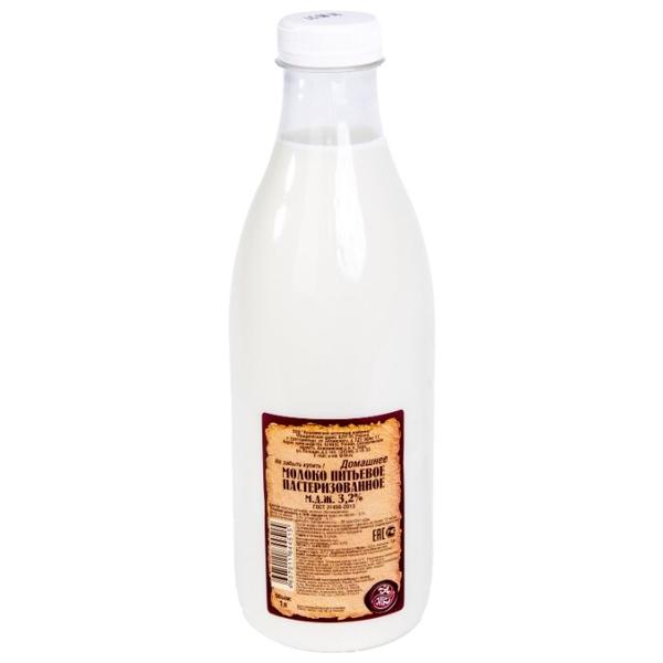 Молоко Алапаевский молочный комбинат Домашнее пастеризованное 3.2%, 1 л