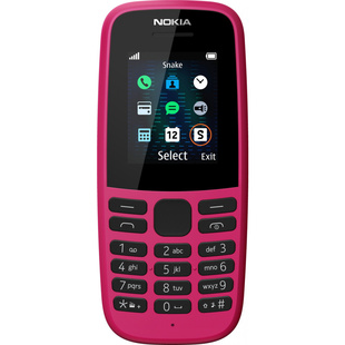 Nokia 105 SS 2019 (розовый)