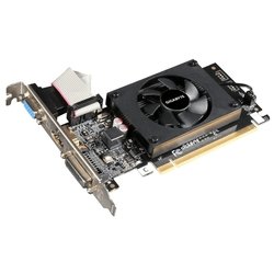 GIGABYTE GeForce GT 710 954Mhz PCI-E 2.0 1024Mb 1800Mhz 64 bit DVI HDMI HDCP