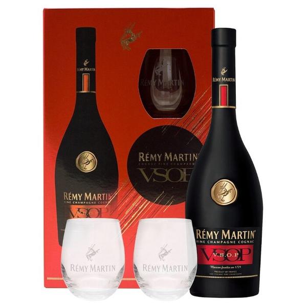 Коньяк "Remy Martin " VSOP, with box and two glasses, 0.7 л
