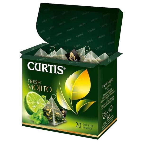 Чай зеленый Curtis Fresh Mojito в пирамидках