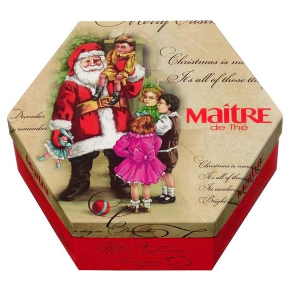 Чай Maitre Дед Мороз и дети ассорти в пакетиках подарочный набор